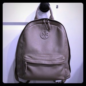 Tory Burch gray backpack